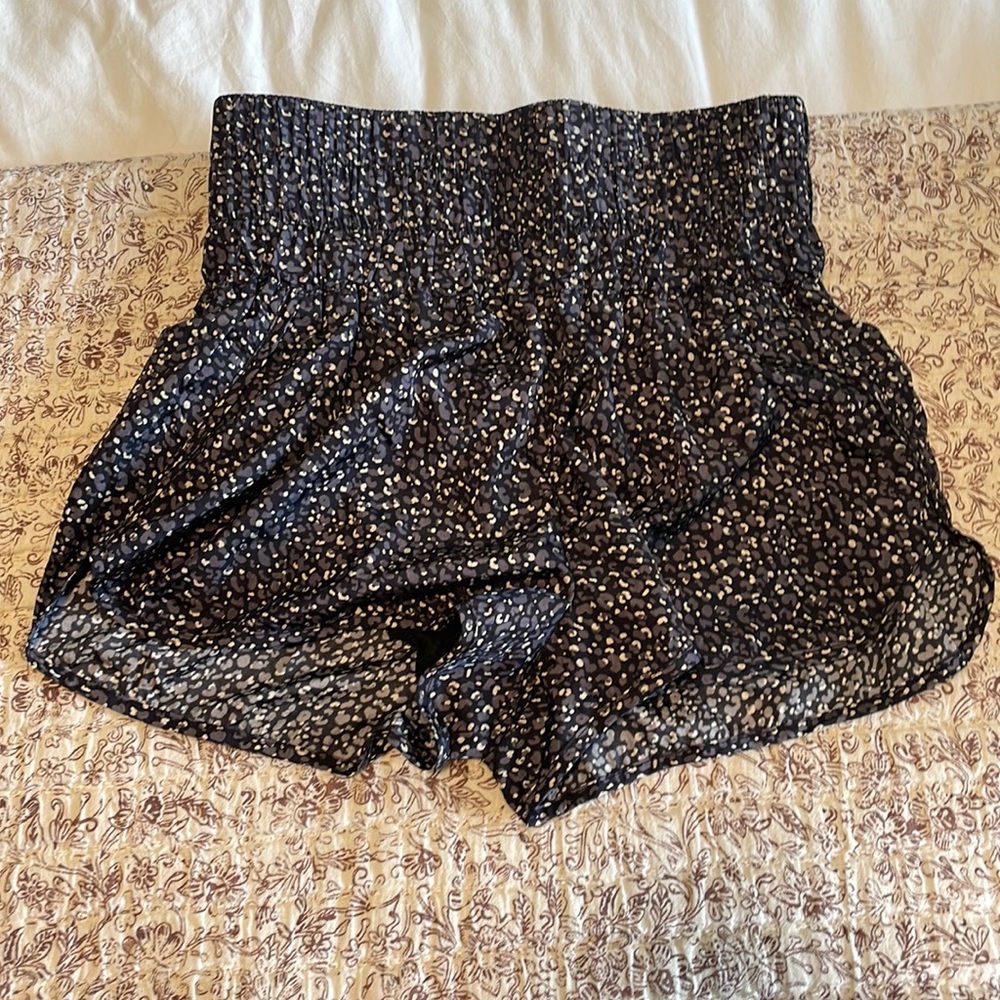 FP Movement Black & Purple Speckled Shorts - Never Worn!